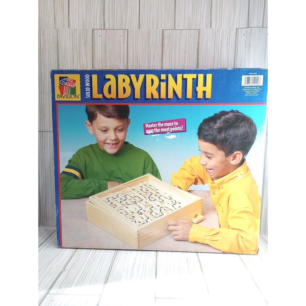 Pavilion Solid Wood Labyrinth 1999 Vintage